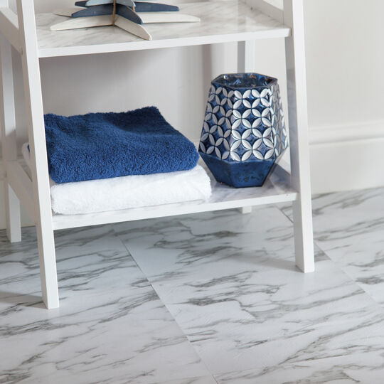 selbstklebende Bodenfliesen Premium Marble (11er Set) image number null